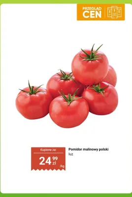 Pomidor malinowy polski luz promocja w Biedronka