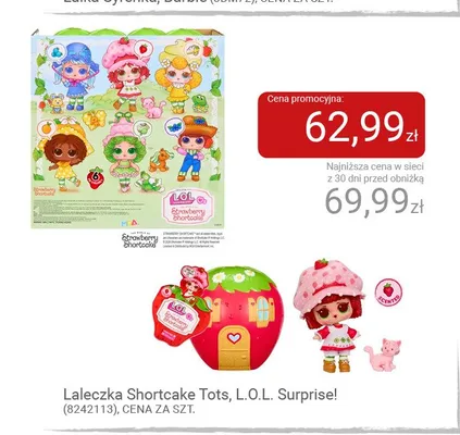 Laleczka Shortcake Tots L.O.L. Surprise! promocja w Smyk