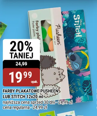 Farby plakatowe Stitch promocja w bi1
