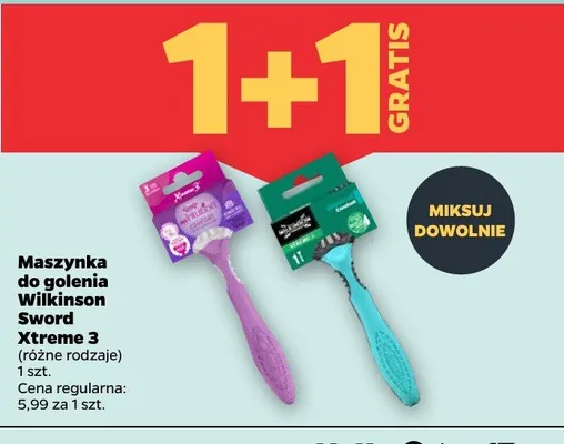 Maszynka do golenia Wilkinson Sword Xtreme 3 promocja w Netto