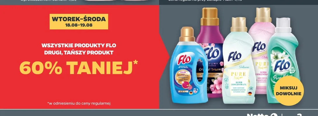 Produkty Flo promocja w Netto