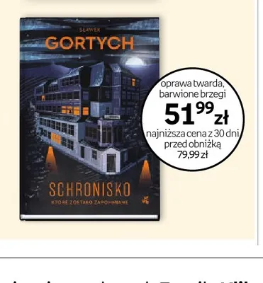 Książka Sławek Gortych Schronisko, które zostało zapomniane promocja w Empik