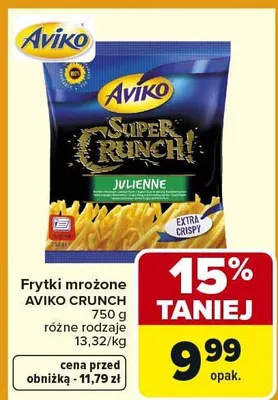 Frytki mrożone Super Crunch Julienne promocja w Carrefour Market