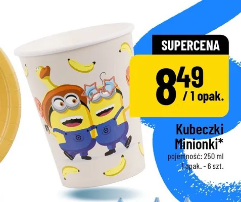 Kubeczki Minionki promocja w POLOmarket