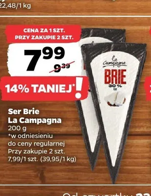 Ser Brie La Campagna promocja w Netto
