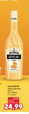 Likier jajeczny Dalkowski promocja w Kaufland