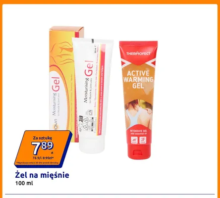 Żel na mięśnie promocja w Action