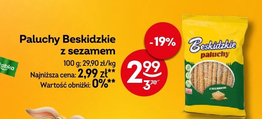 Paluchy Beskidzkie z sezamem promocja w Żabka