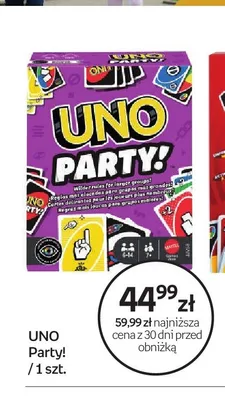Gra karciana UNO Party! promocja w Empik