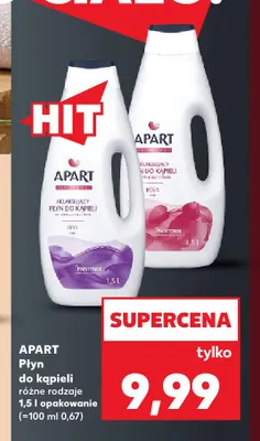 Płyn do kąpieli róża Apart promocja w Kaufland