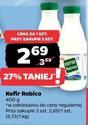 Kefir Robico promocja w Netto