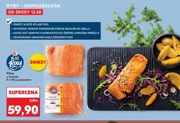 Filety z łososia Blue Bay 8-pak 125 g promocja w Kaufland