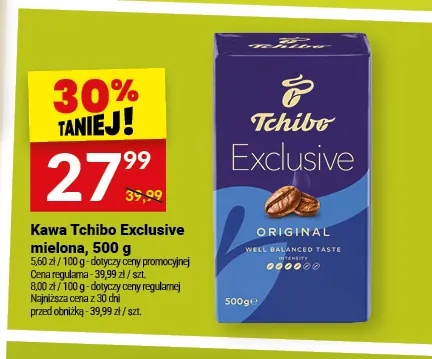 Kawa mielona Tchibo Exclusive promocja w Twój Market