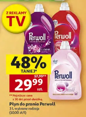 Płyn do prania wybrane rodzaje promocja w Auchan
