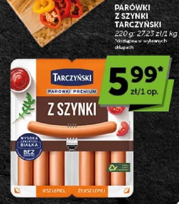 Parówki z szynki Tarczyński promocja w ABC