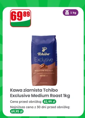 Kawa ziarnista Tchibo Exclusive Medium Roast promocja w Dino