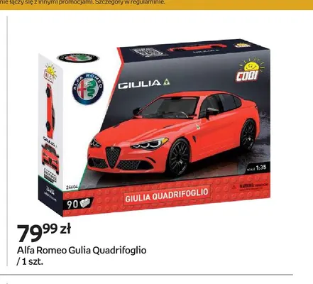 Klocki Alfa Romeo Giulia Quadrifoglio Cobi promocja w Empik