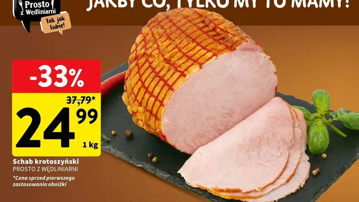 Schab krotoszyński promocja w Intermarche