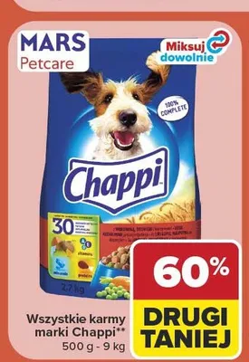 Karma dla psa Chappi promocja w Carrefour Market