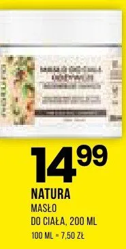 Masło do ciała promocja w Drogerie Natura
