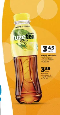 Napój Fuzetea cytryna promocja w Odido