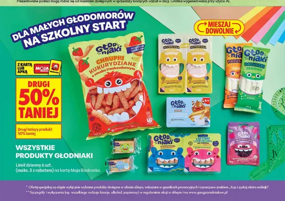 Produkty Głodniaki promocja w Biedronka