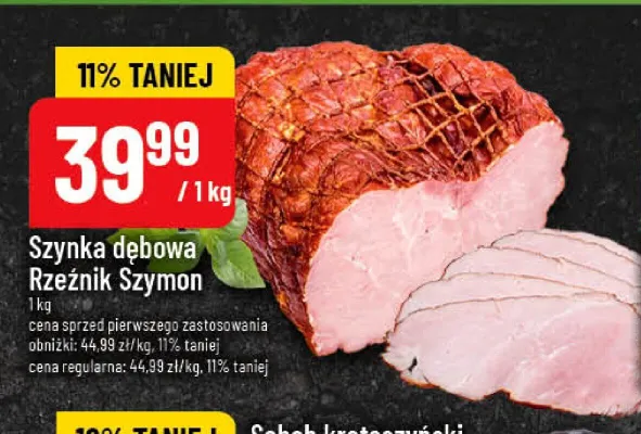 Szynka dębowa Rzeźnik Szymon promocja w POLOmarket