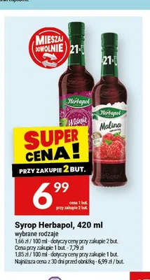 Syrop Herbapol wiśnia promocja w Twój Market