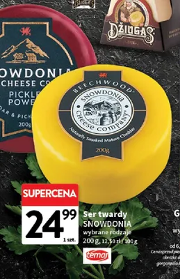Ser Snowdonia Pickle Power promocja w Intermarche