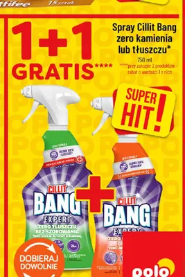 Spray Cillit Bang zero tłuszczu promocja w POLOmarket