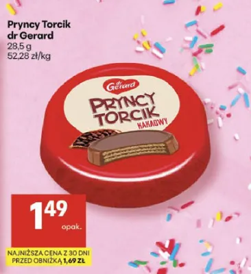 Pryncy Torcik dr Gerard promocja w Delikatesy Centrum