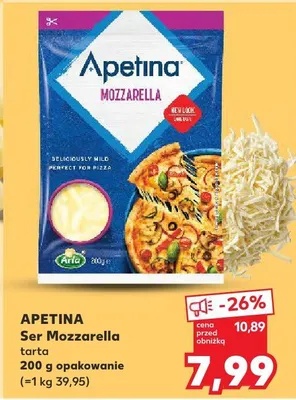 Ser Mozzarella tarta promocja w Kaufland
