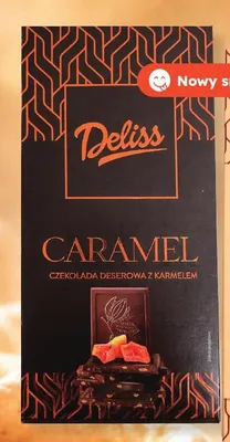 Czekolada deserowa z karmelem Deliss Caramel promocja w Dino