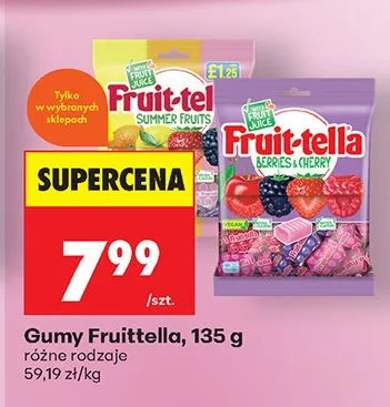 Gumy różne rodzaje promocja w Biedronka