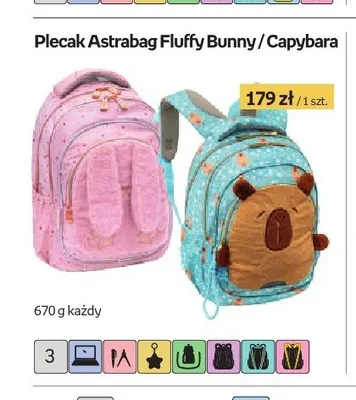 Plecak Astrabag Capybara promocja w Empik