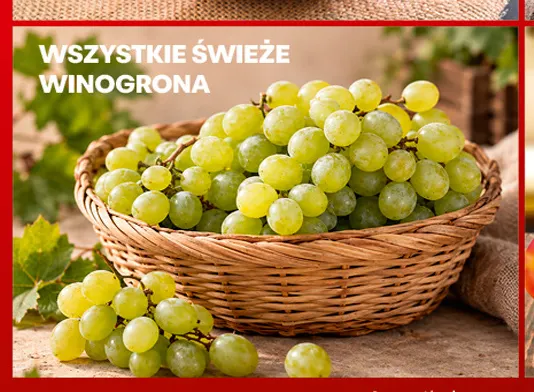 Świeże winogrona promocja w Biedronka