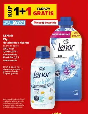 Płyn do płukania tkanin XXL Pack Lenor promocja w Kaufland