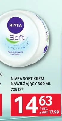 Krem intensywnie nawilżający Nivea Soft promocja w Selgros