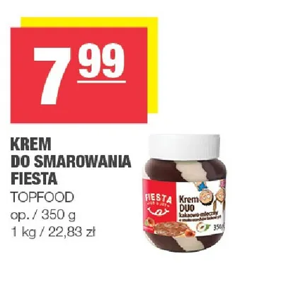 Krem do smarowania Fiesta promocja w SPAR