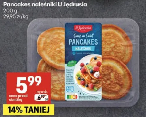 Pancakes naleśniki U Jędrusia promocja w Delikatesy Centrum