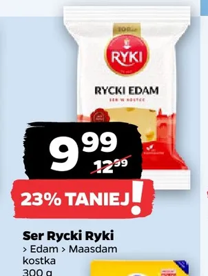 Ser Rycki Maasdam Ryki kostka promocja w Netto