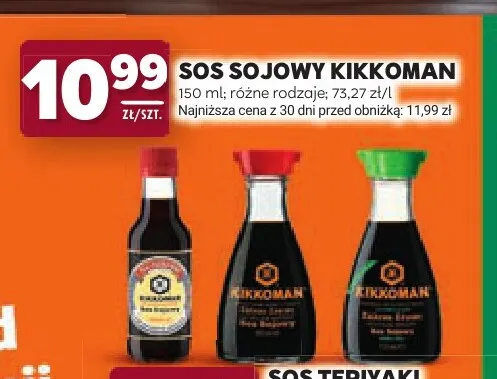 Sos sojowy Kikkoman promocja w Stokrotka