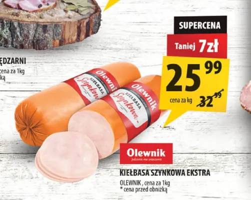 Kiełbasa szynkowa ekstra Olewnik promocja w Arhelan