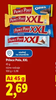 Wafel Prince Polo Kokos XXL promocja w Lidl