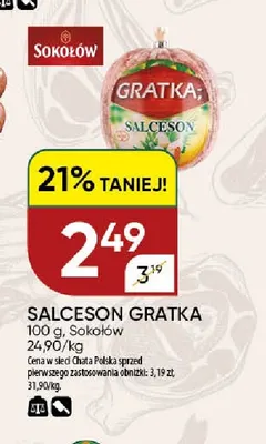 Salceson Gratka Sokołów promocja w Chata Polska