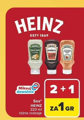 Sos Algerienne Heinz promocja w Carrefour Market
