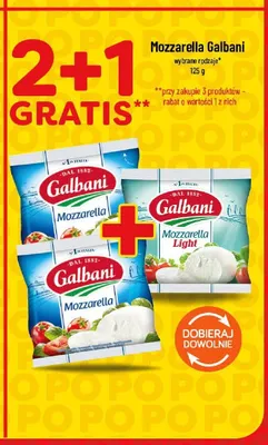 Mozzarella Light Galbani promocja w POLOmarket