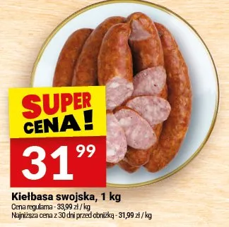 Kiełbasa swojska promocja w Twój Market