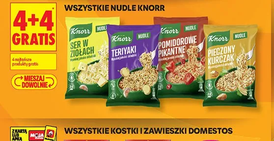 Nudle Knorr promocja w Biedronka