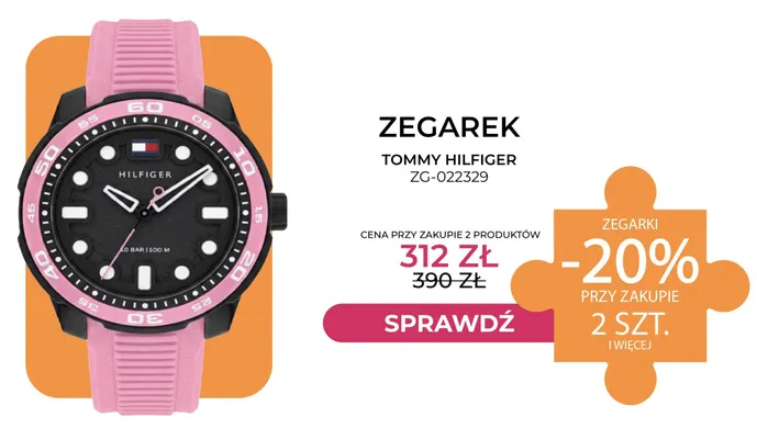 Zegarek Tommy Hilfiger ZG-022329 promocja w Briju